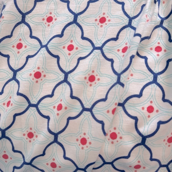 Boden White and Blue Patterned Size 8 Dress - Picture 6 of 7